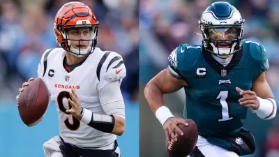 About The Football Game Next, Bengals QB Joe Burrow, Eagles QB Jalen Hurts Lead Players Of The Week